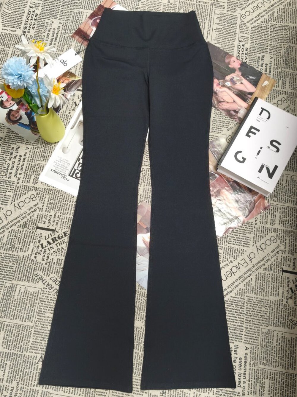 Alo Yoga Black High-Waist Bootcut Legging Regular S-M🛒Daliy/Fitness/Commuting💗 - Picture 3 of 8